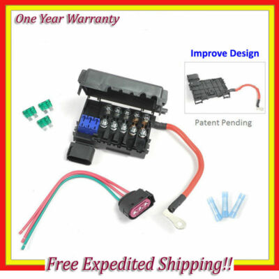 Fuse Box & Connector 2PCS NBC061C For VW Beetle Bora Jetta Golf MK4 AUDI FB02