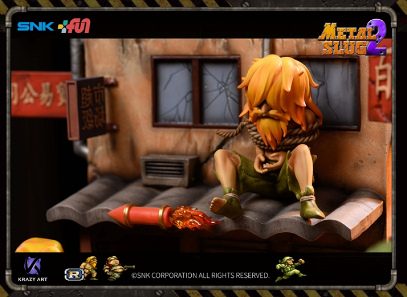 Krazy Art Studios Metal Slug 2 Fighting Chinatown Resin Model