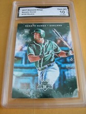 RENATO NUNEZ A'S 2017 DIAMOND KINGS ROOKIE RC # 150 GRADED 10 L@@@K