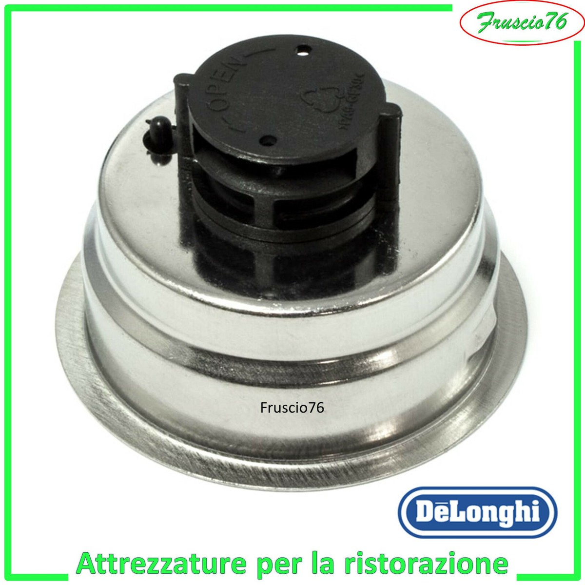 Filtro Crema DE LONGHI 2 Tazze – Ricambio Originale Per Macchine Caffè EC220CD, ECO310 (OCFM550DL)