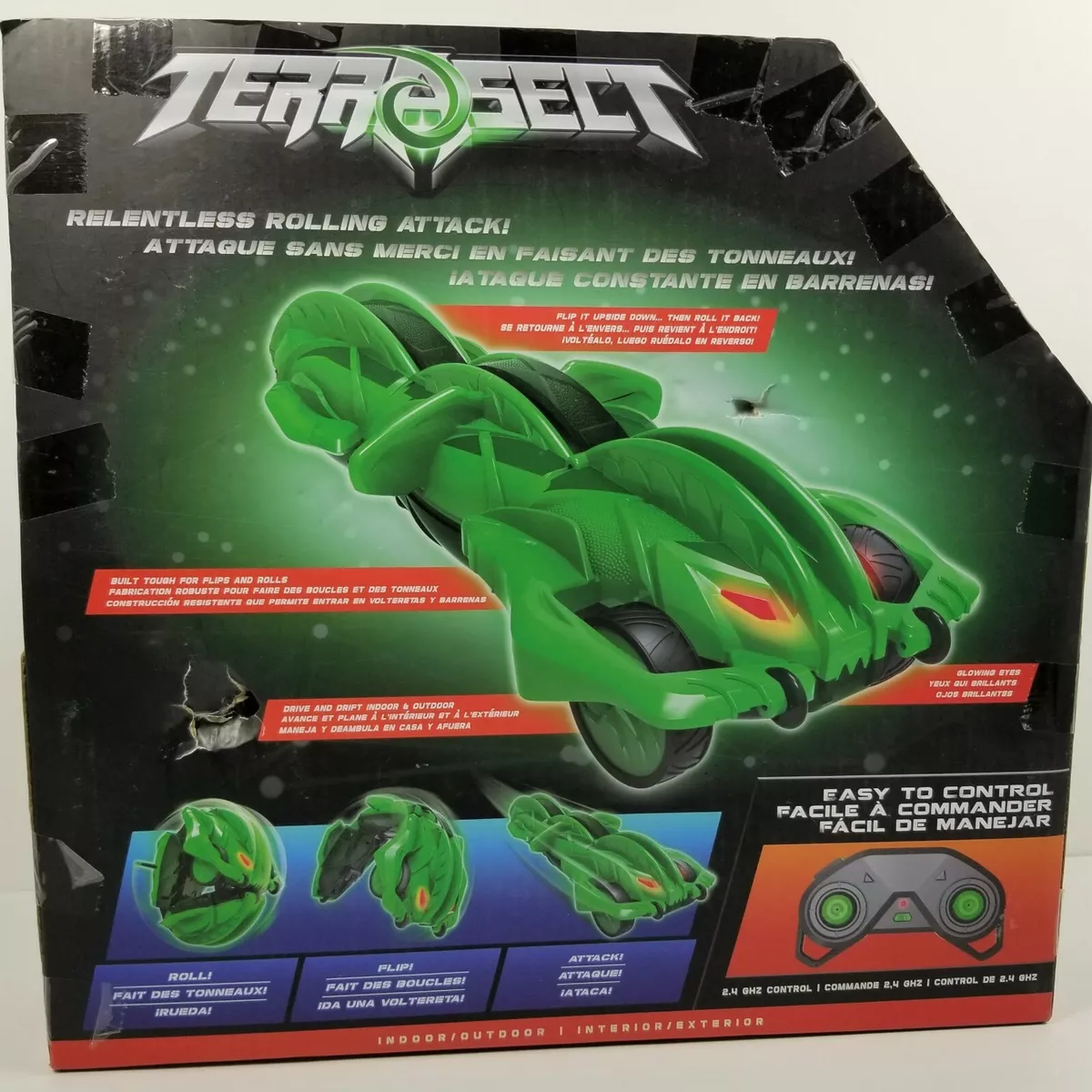 Drone Force Terrasect Remote Control Transforming Vehicle 2.4 GHz Pkg Damaged