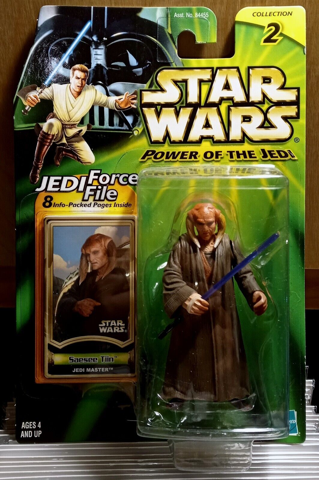 STAR WARS SAESEE TIIN POTJ (2000) JEDI FORCE FILE ACTION FIGURE