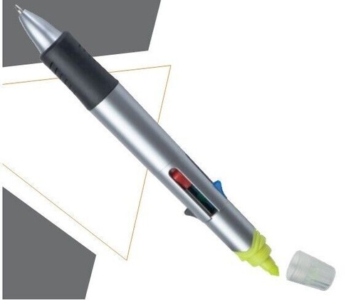 5in1 four colour ballpoint pen + integrated highlighter multi colour ballpoint pen - Picture 2 of 12