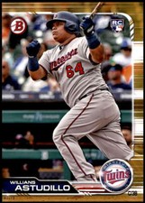 Willians Astudillo 2019 Bowman 5x7 Gold #24 RC 3/10 Twins