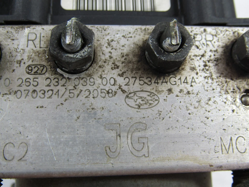 Unidad de freno hidráulica antibloqueo bomba ABS Subaru Outback 2007-2009 27534AG14A Foto 2 de 4