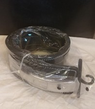 Leather Heavy Weight Lifting Belt - Lever Buckle - Size Large - Leather