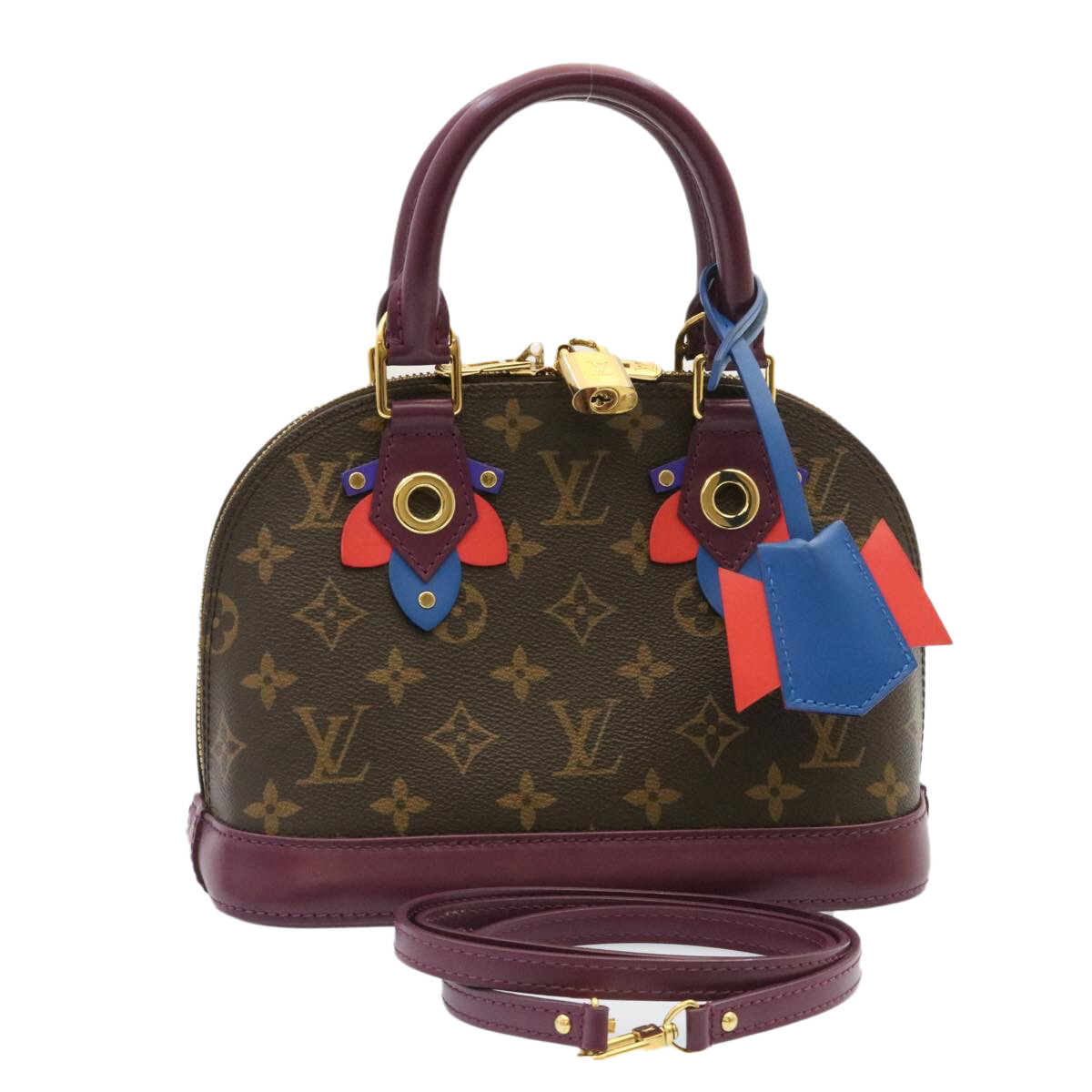 Buy Authentic LOUIS VUITTON Alma Hand Bag Vintage Monogram Logo LV Online  in India 