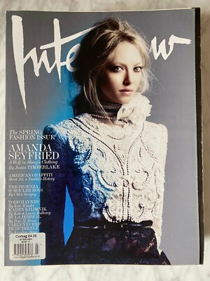 INTERVIEW MAGAZINE March 2011 _ AMANDA SEYFRIED Justin Timberlake TODD HAYNES  