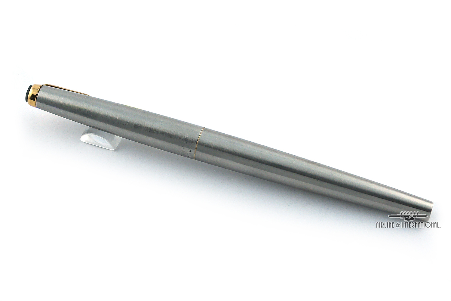 Parker Vintage C. 1979 Falcon Stainless Steel Fountain Pen - Extremely ...