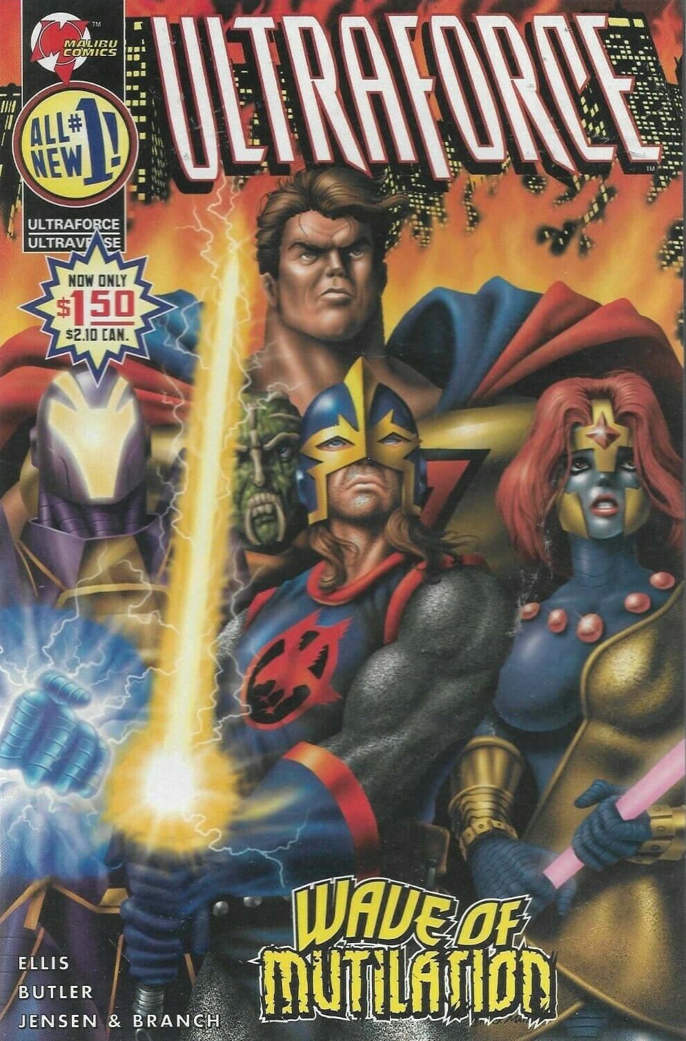 ULTRAFORCE (1995) #1 direct cover - Back Issue (S)