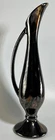 Haeger 130-10 14" Ewer Vase with Metallic Swirl Iridescent Glaze