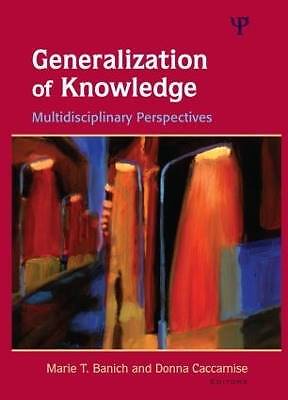 Generalization of Knowledge, Marie T. Banich,  Har