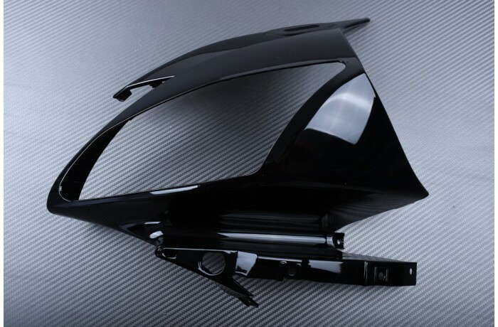 Carénage avant gauche noir pour moto Yamaha YZF R6 de 2006 et 2007