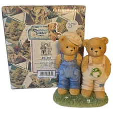 🚨 Cherished Teddies 661864 "Ernest And Bugsy" Looks Like Trouble is Just Around