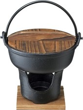 Set fornello pentola Ishigaki Sangyo Hearths " Irori NABE " con supporto 16 cm 3983