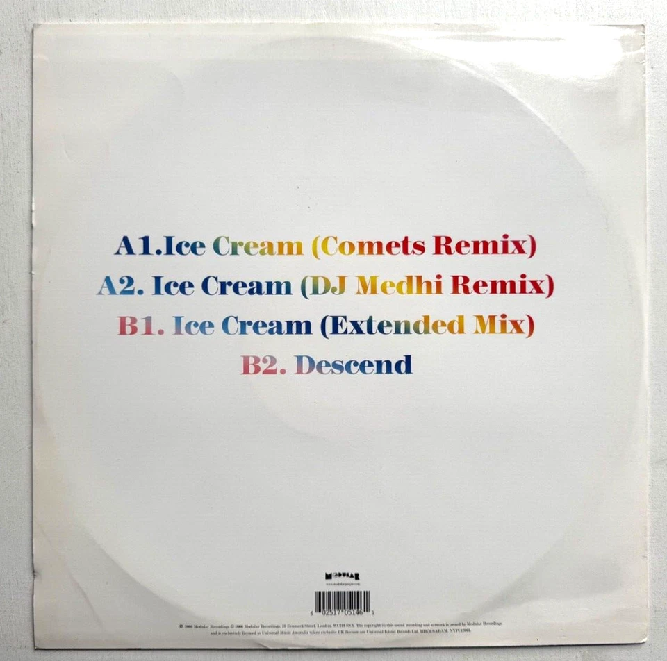 New Young Pony Club - Ice Cream * 12' Vinyl 1st Press & Tattoo * Free P&P UK * - Image 2 of 4