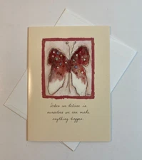 Flavia Weedn When We Believe In Ourselves Encouragement Blank Greeting Card Vtg