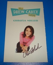 Movie Star signature Christa Miller from The Drew Carey Show