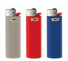 X3 - Bic Classic Cigarette Lighters Disposable Full Size, Assorted Colors