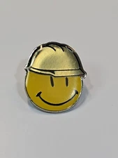 Wal-Mart Lapel Pin Smiley Hard Hat