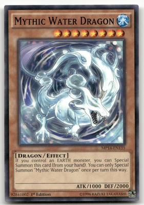 #ad Mythic Water Dragon #MP14 EN135 LP 2014 Mega Tins Mega Pack MP14 YuGiOh $2.20