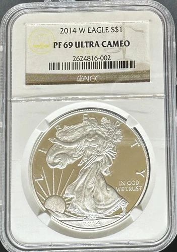 2014-W Silver Eagle PF69UCAM NGC (#PA2624816002)