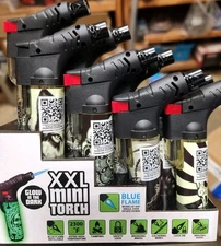 (8) Smokezilla Xxl Skull Torch Gun Lighter Refillable Lockable Adjustable Lot