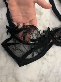 Agent Provocateur Black Lace Willa bra