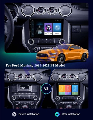 9" Android 10.1 Stereo Radio GPS Player Wifi 32G For Ford Mustang 15-21 Model - Foto 7 di 12