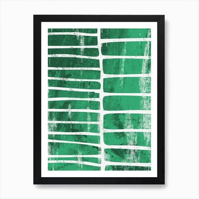 Botanicals Cor Neg1 Kunstdruck gerahmt Wandbild Poster Leinwanddruck Bild