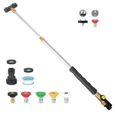 #ad Jet Nozzle High Pressure Hose Nozzle 2025 Upgraded Extendable Power Washer W... $39.24