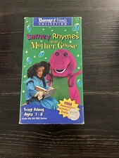 Barney - Barney Rhymes With Mother Goose (VHS, 1993)