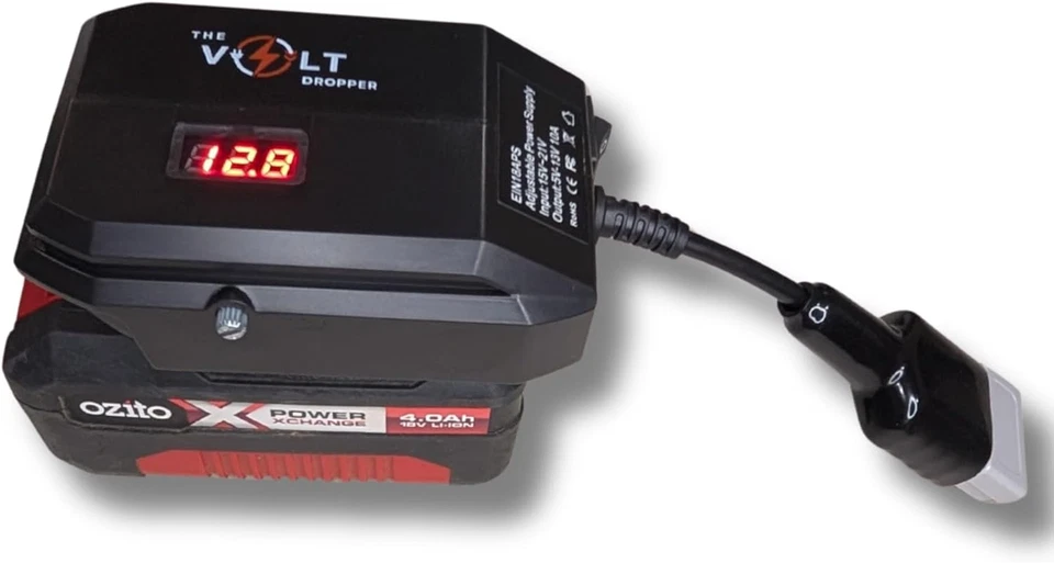 Max Voltage Volt Dropper – 18V to 12V Battery Converter - DC Output for Porta... - image 1 of 1