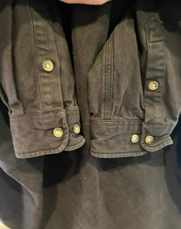 Carhartt Heavyweight Solid Flannel Button Up Shir… - image 7