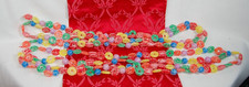 Set of 2 Kurt Adler 9 Ft Christmas Candy Garland Plastic Sugar Coated