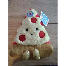 FAO Schwarz Glow Brights Snack Shop Pizza Plush Toy Light Sounds Interactive Kid