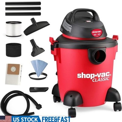 4.5 Peak HP Wet Dry Vacuum Cleaner 3 in 1 Portable Blower Includes Accessories