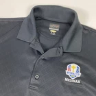 Ryder Cup Medinah 2012 Shirt Mens XL Black Performance Golf Polo Greg Norman