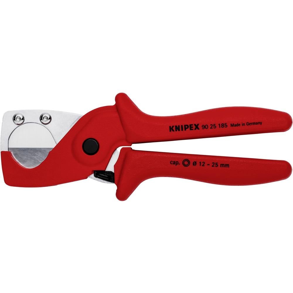Coupe-tubes Knipex 90 25 185 avec mécanisme à cliquet pour plastique