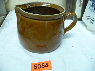 5054.     Alter  Tontopf Fayence Krug Franken  Tonkrug Ton Topf