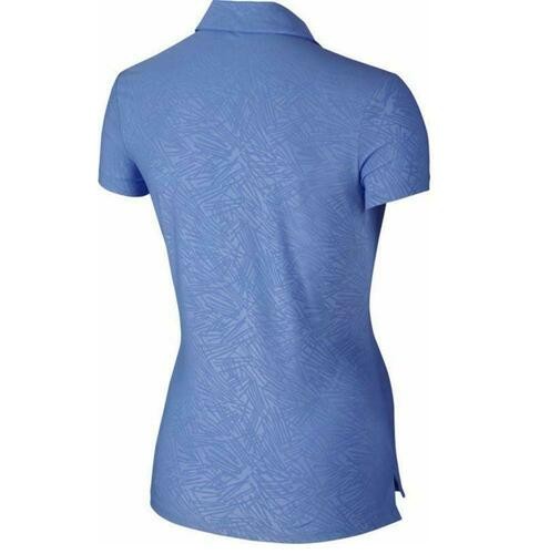 Nike Women's Dri-Fit Precision Embossed Golf Polo Small Chalk Blue image 5