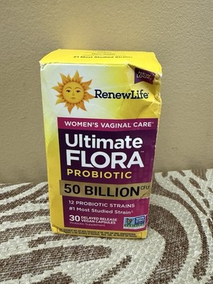 Renew Life Ultimate Flora Women's Care Probiotic -30 Caps 25 Bil CPU 3/27