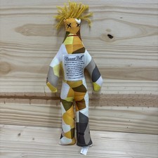 Dammit Doll Original 12” Toy Stress Reliever Yellow Checker Multicolored Design