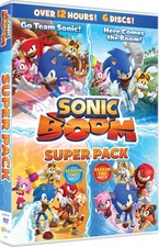 Sonic Boom Super Pack (DVD) Roger Craig Smith Cindy Robinson Travis Willingham