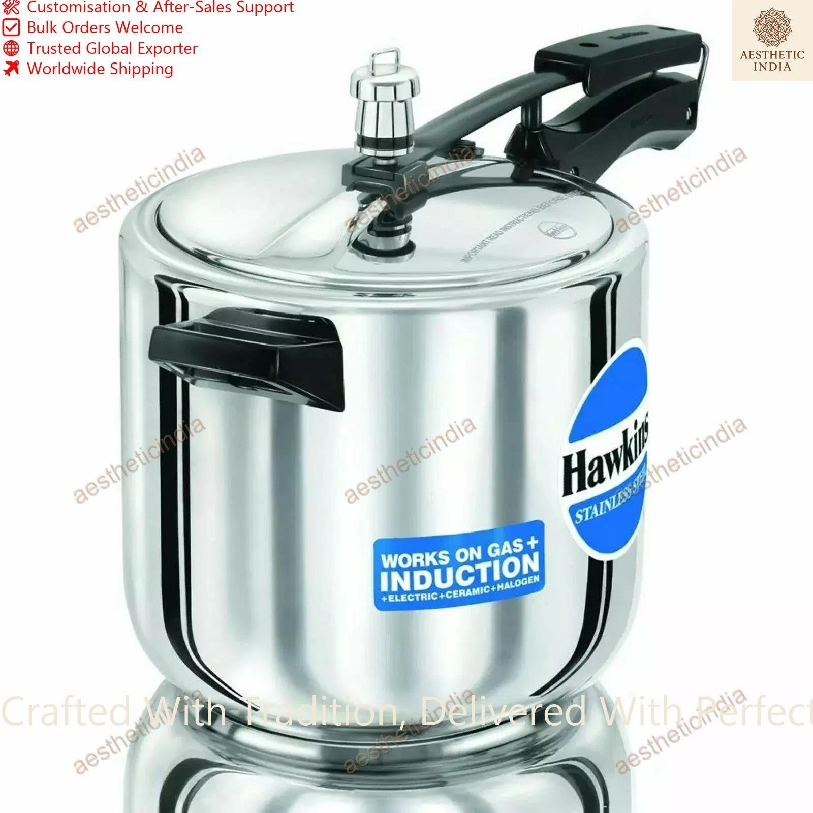 Hawkins Pressure Cooker 6 Litres Stainless Silver Best Gift For All Occasion