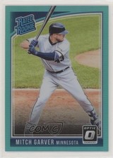 2018 Panini Donruss Optic Rated Rookie Aqua Prizm 231/299 Mitch Garver #61 1u6