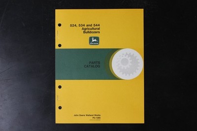 John Deere 524 534 544 Agricultural Bulldozers Parts Catalog PC-1285
