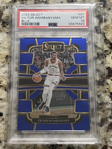 2023-24 Select - Concourse Victor Wembanyama #87 Blue (RC) PSA 10 Gem Mint!!