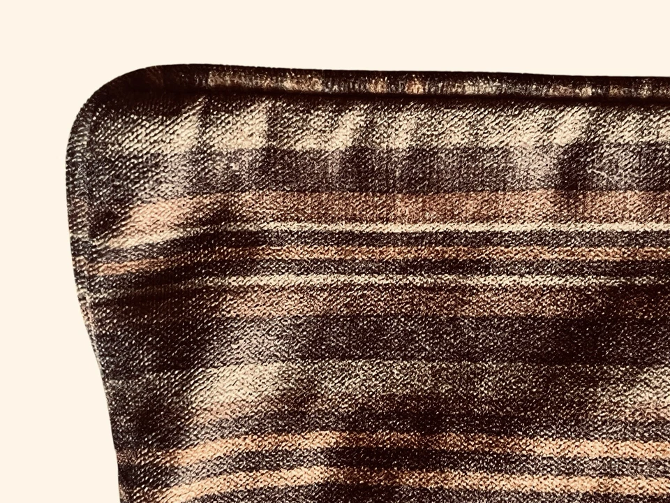 2 Throw Pillow Covers 24x24 LEE JOFA Parish Hadley Rhinelander Camel/Lead Velvet - Image 2 of 4