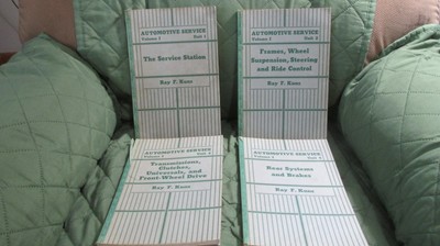 Automotive Service ,The Service Station by Ray F. Kuns 19389Vol.1 Units  1,2,3,4